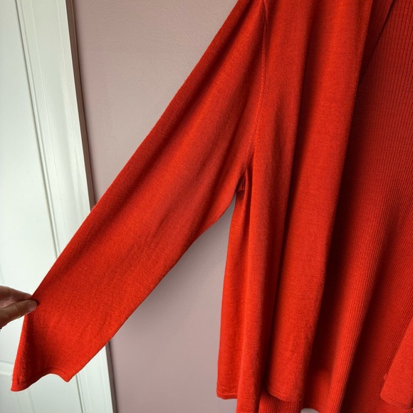 Eileen Fisher Merino Wool Open Cardigan XL - Picture 4 of 9